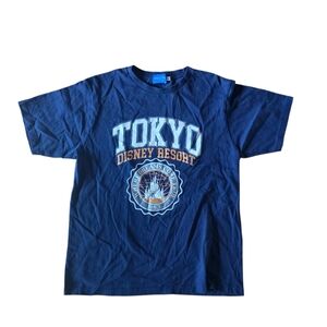 Tokyo Disney Resort 1983 Blue Graphic T Shirt Size L
